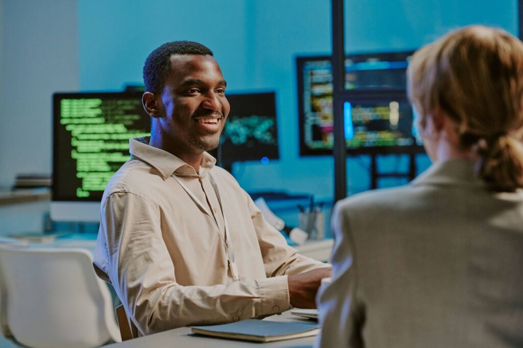 interview using transparency during interview