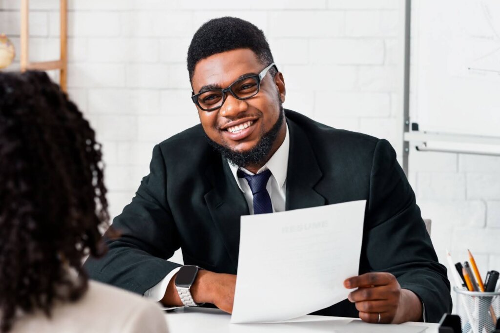hiring manager verifying applicant's credentials